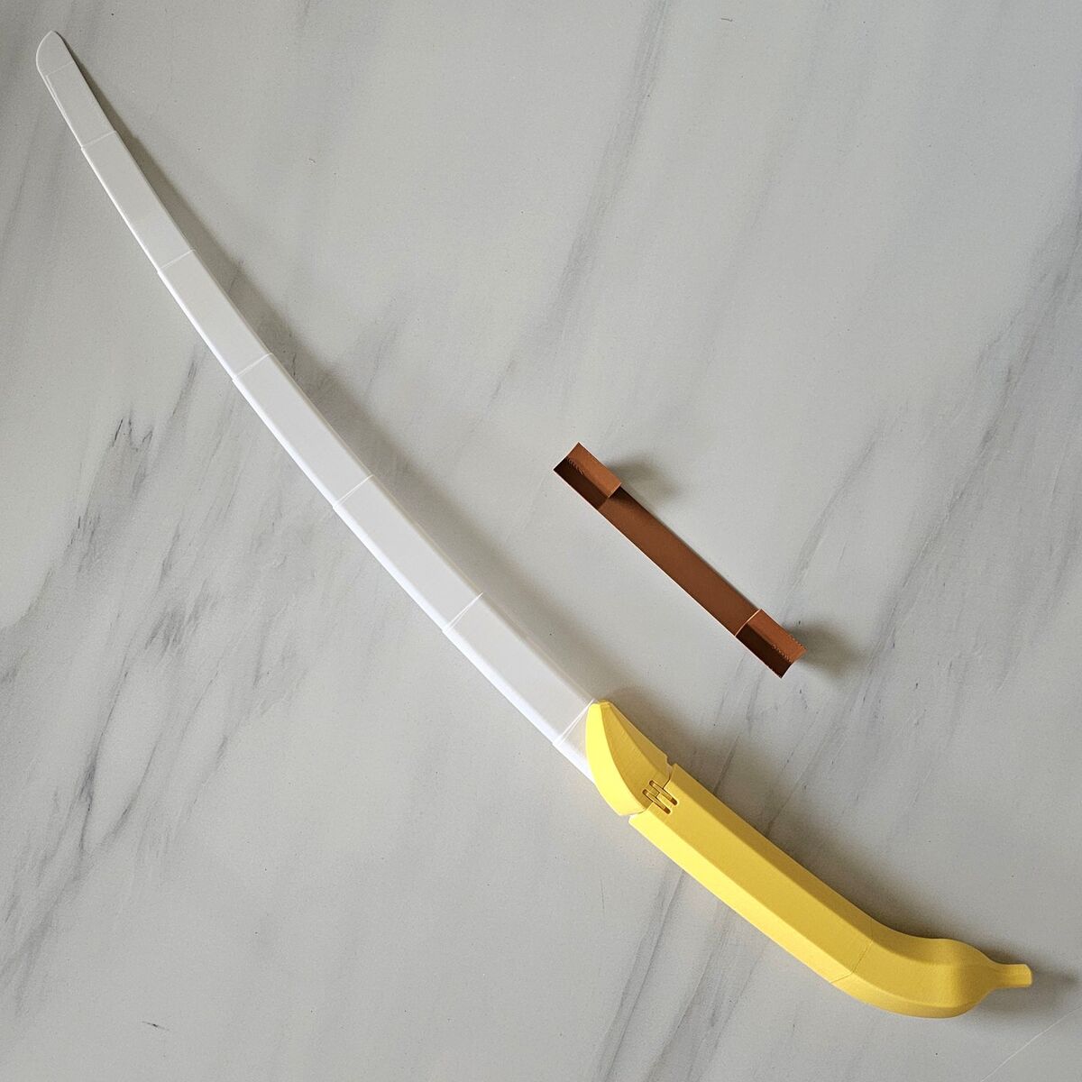 3D Printed Banana Sword And Stand NEW