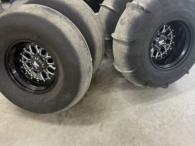 Sandcraft 10 paddle talon packard wheels x3 paddle tires
