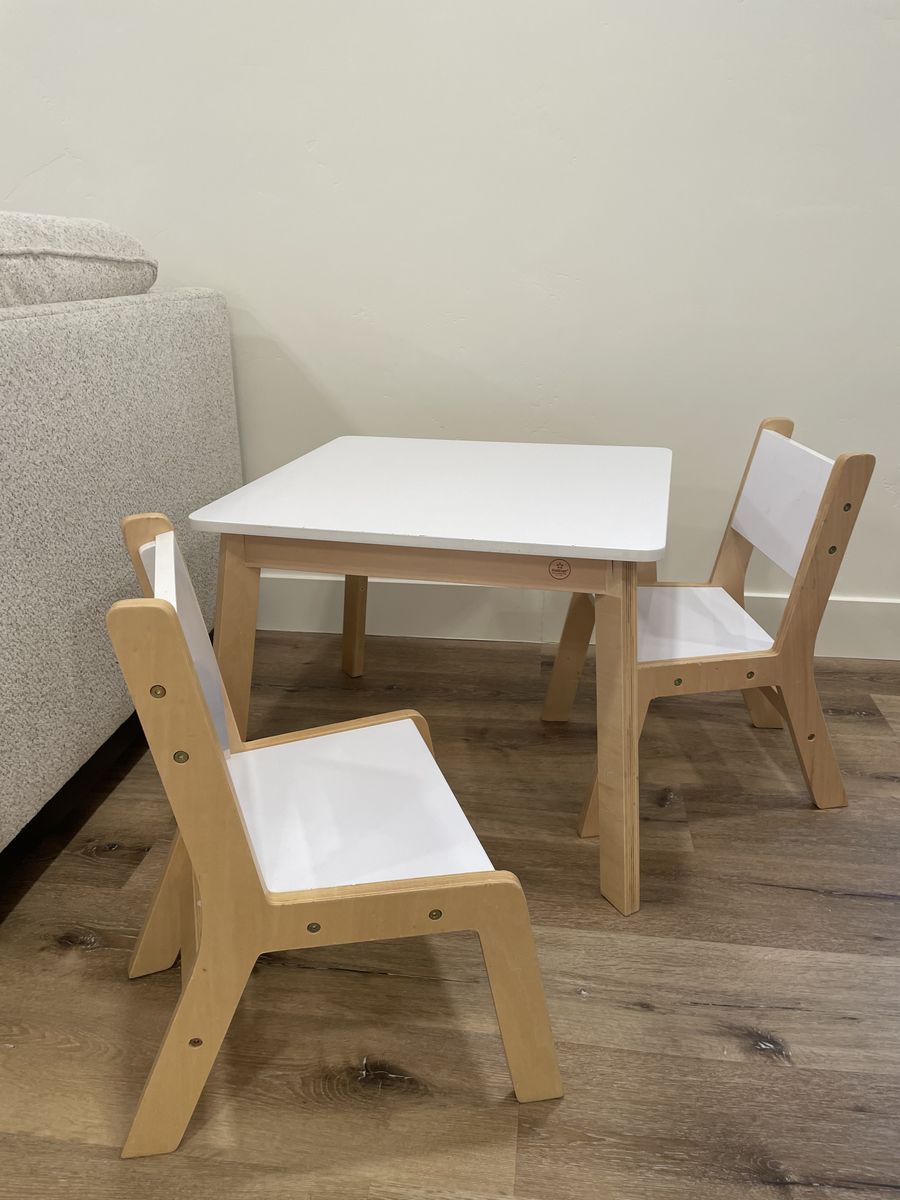 Toddler table and chair (HAPE brand) 