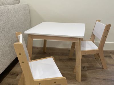 Toddler table and chair (HAPE brand)
