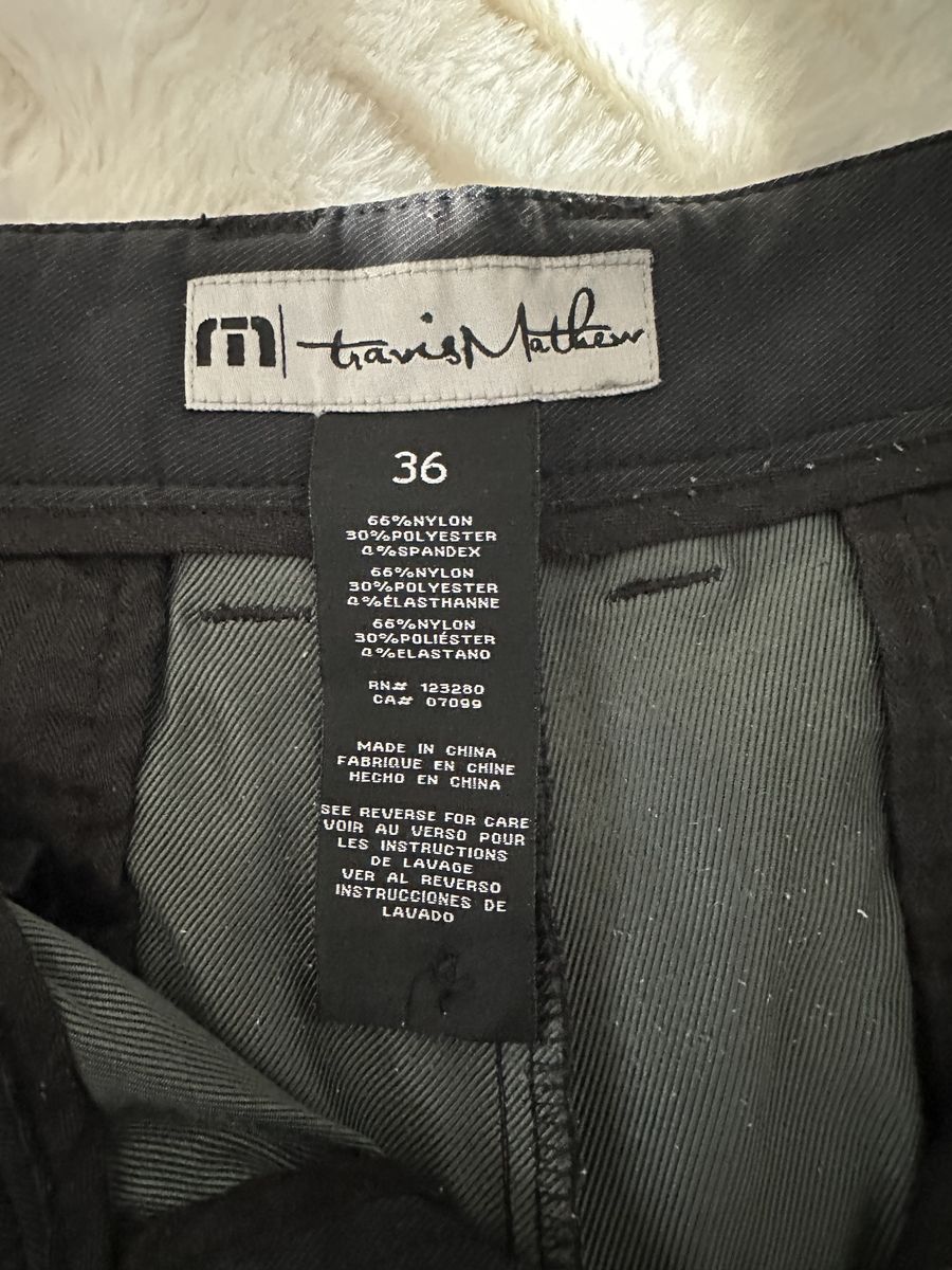Mens Golf Shorts Travis Mathew Size 36