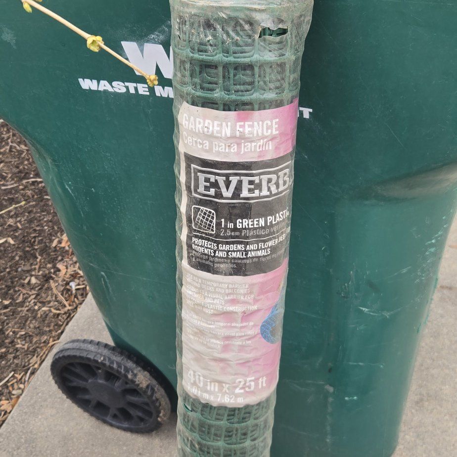 40 inch x25 ft garden fence