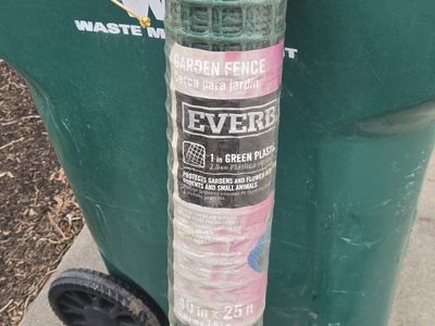 40 inch x25 ft garden fence