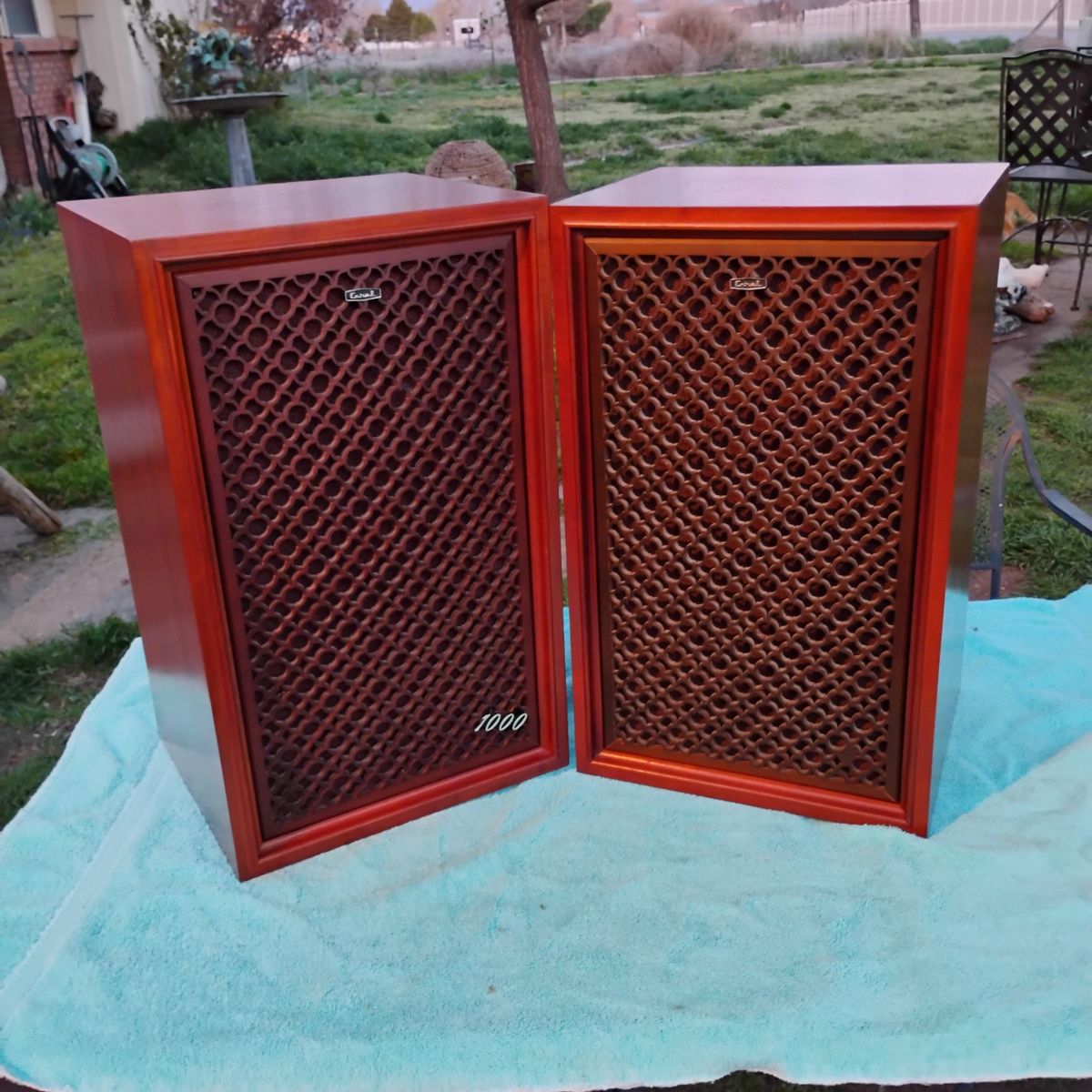 Vintage Coral BX-1000 Speakers,3-Way 1970s
