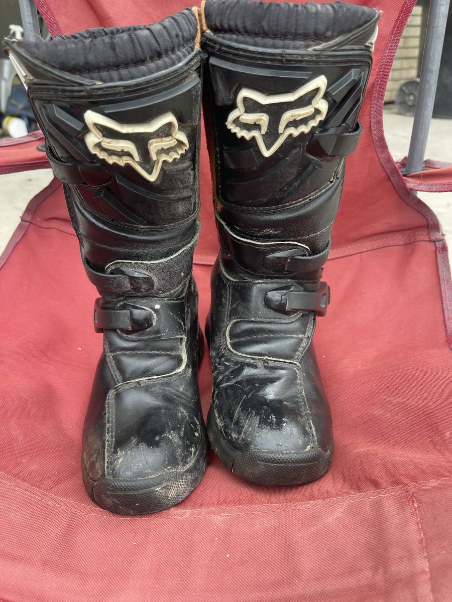 Yourh Fox Comp Boots Size 2