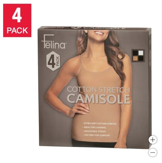 Felina Women's 4-pack Camisole XL #103477