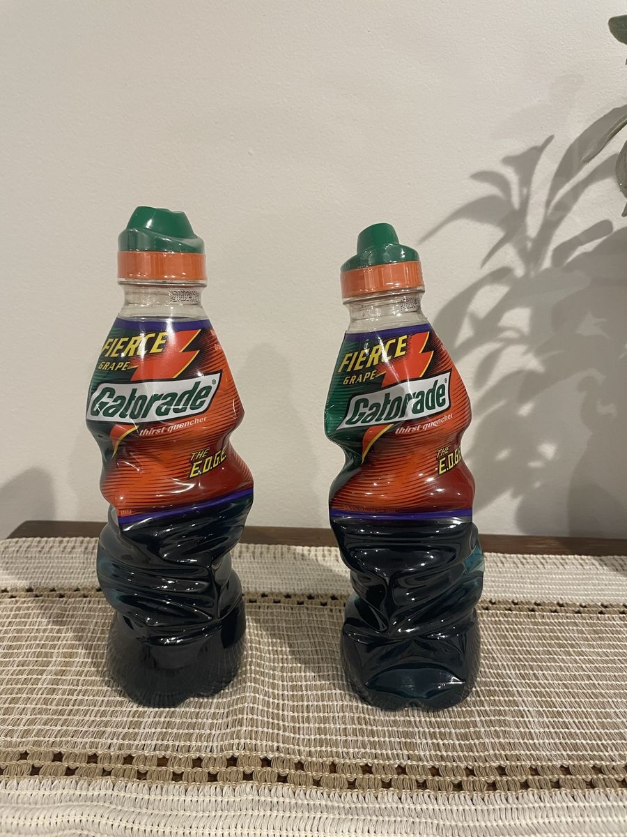 Vintage Fierce Grape Gatorade "The E.D.G.E" bottle