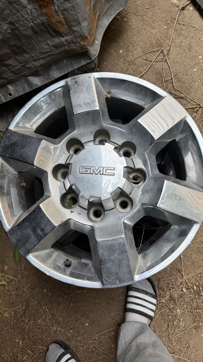 GMC Truck Wheel Rim - Used OEM 8-Lug Chrome Rims