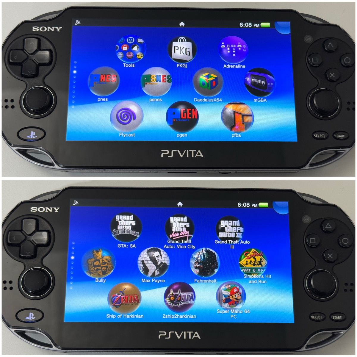 Ps Vita Oled Modded 256gb W/ Games