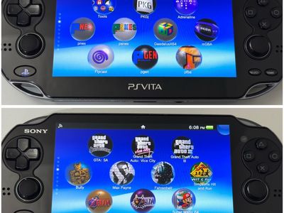 Ps Vita Oled Modded 256gb W/ Games