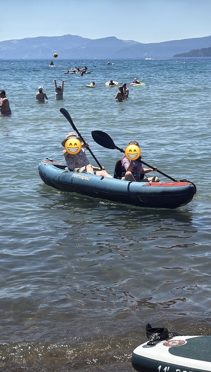 Inflatable Retrospec Tandem Kayak (weekend rental $50)