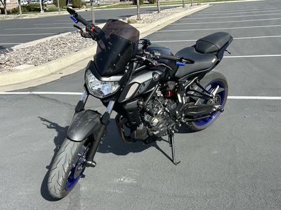 Yamaha MT-07 Naked Sportbike - Excellent Condition, Low Miles, Aftermarket Mods