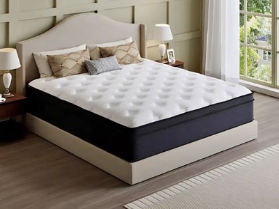 14 Inch King Size Mattress, Hybrid Memory Foam Mattress with Cooling Gel & Pocket Springs