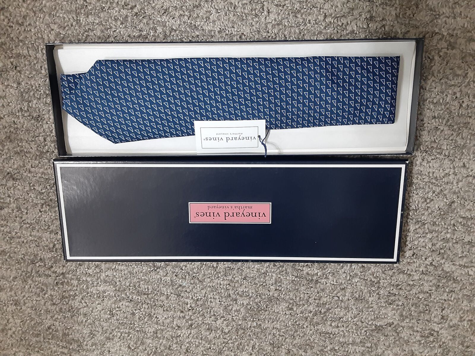 Vineyard Vines Custom Collection Principal Financial Group Blue Flags Tie