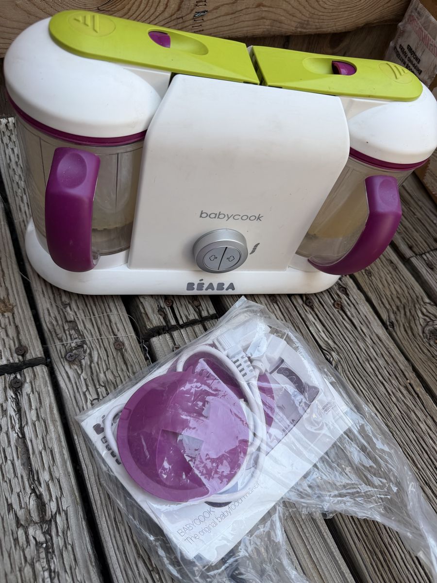 BEABA Babycook Duo 4-in-1 Baby Food Maker & Steamer with Accessories