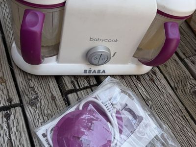 BEABA Babycook Duo 4-in-1 Baby Food Maker & Steamer with Accessories