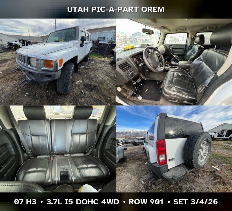 2007 Hummer H3 Parts - UTPAP Orem