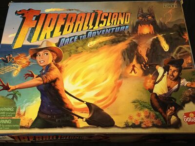 Fireball Island Race to Adventure Board Game