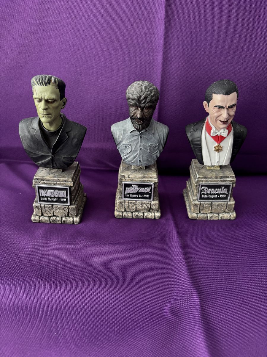 Three DVDs with Three Monster Busts