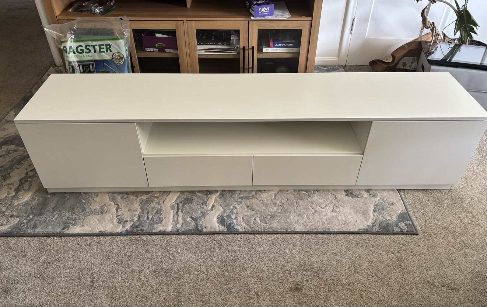 New White Modern TV Stand