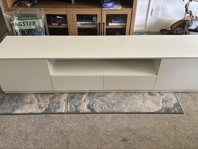 New White Modern TV Stand