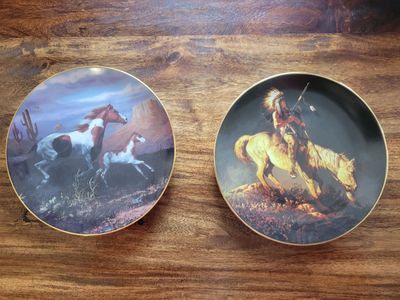 Chuck DeHaan collector plates (2)