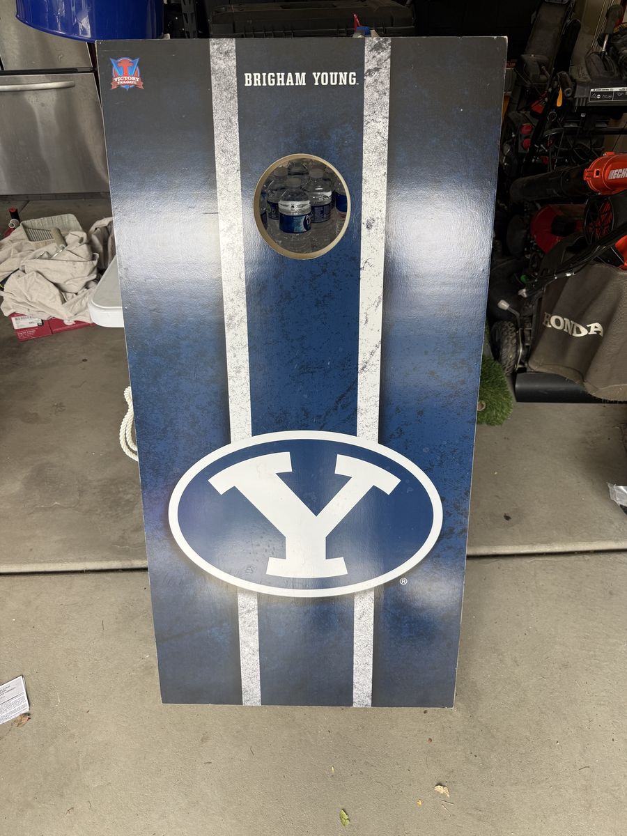 Victory Tailgate BYU Cornhole Board Set - Brigham Young Cougars Outdoor Game