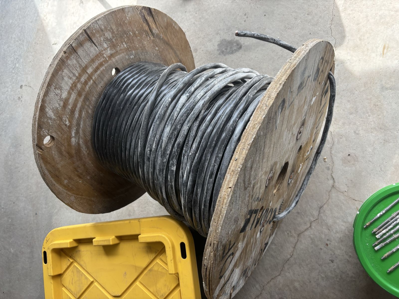 160-170’ of 8/3 Black Stranded CerroMax SLiPWire Copper NM-B Wire
