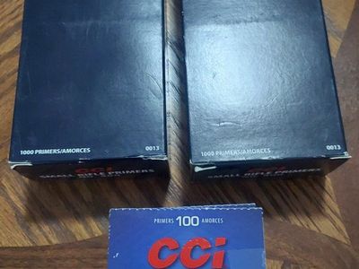 CCI Small Rifle Primers #400 Qty 2400