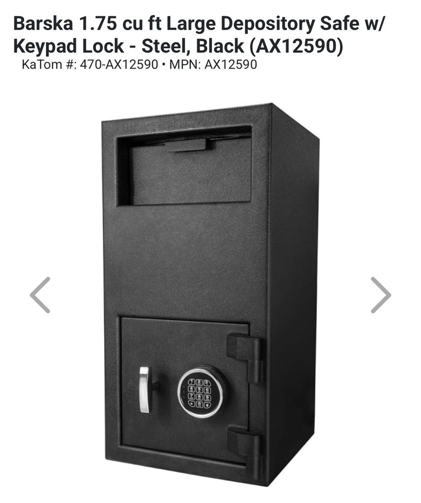 Barska keypad depository safe, AX12590