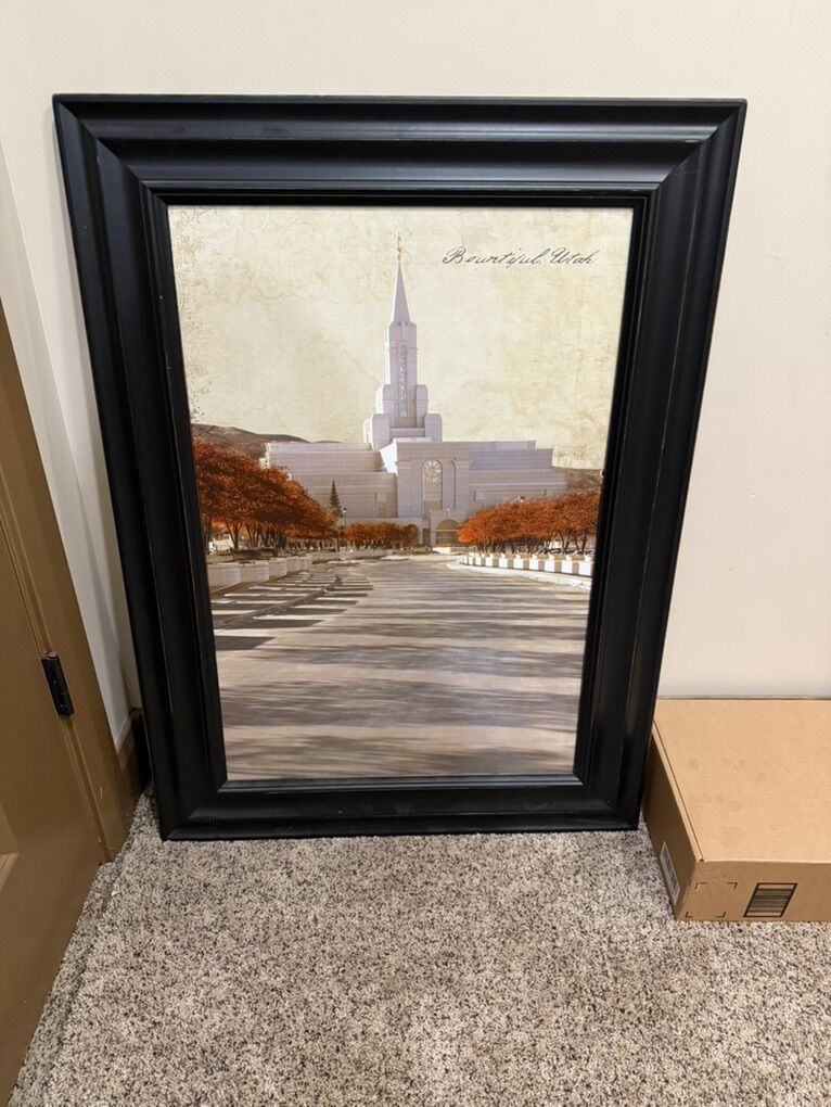 38x27 Bountiful Temple Picture