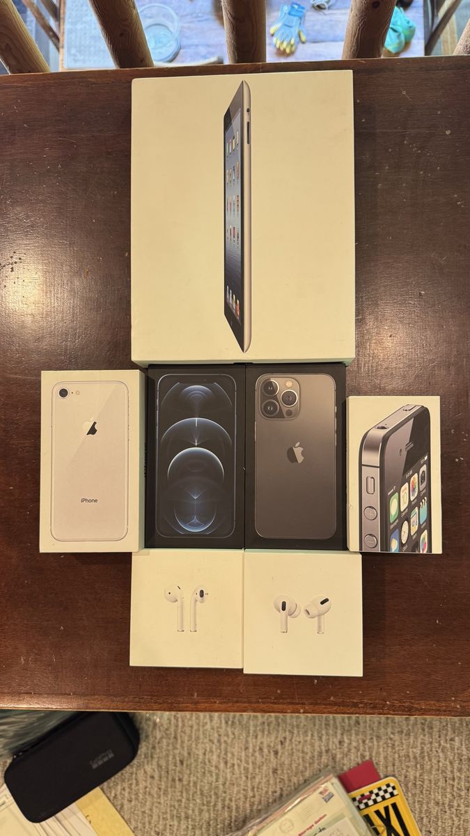 Empty Apple Boxes