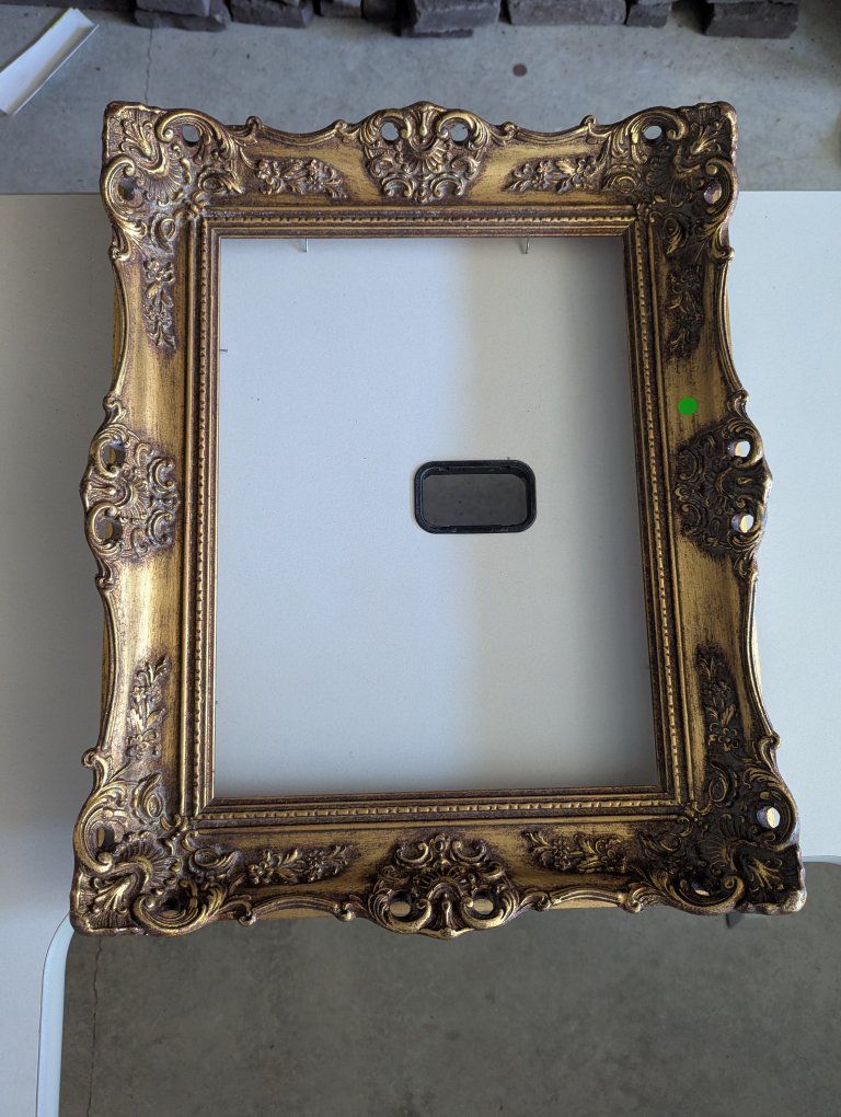 Ornate Gold Picture Frame - Vintage Style Decor (No Glass/Backing)