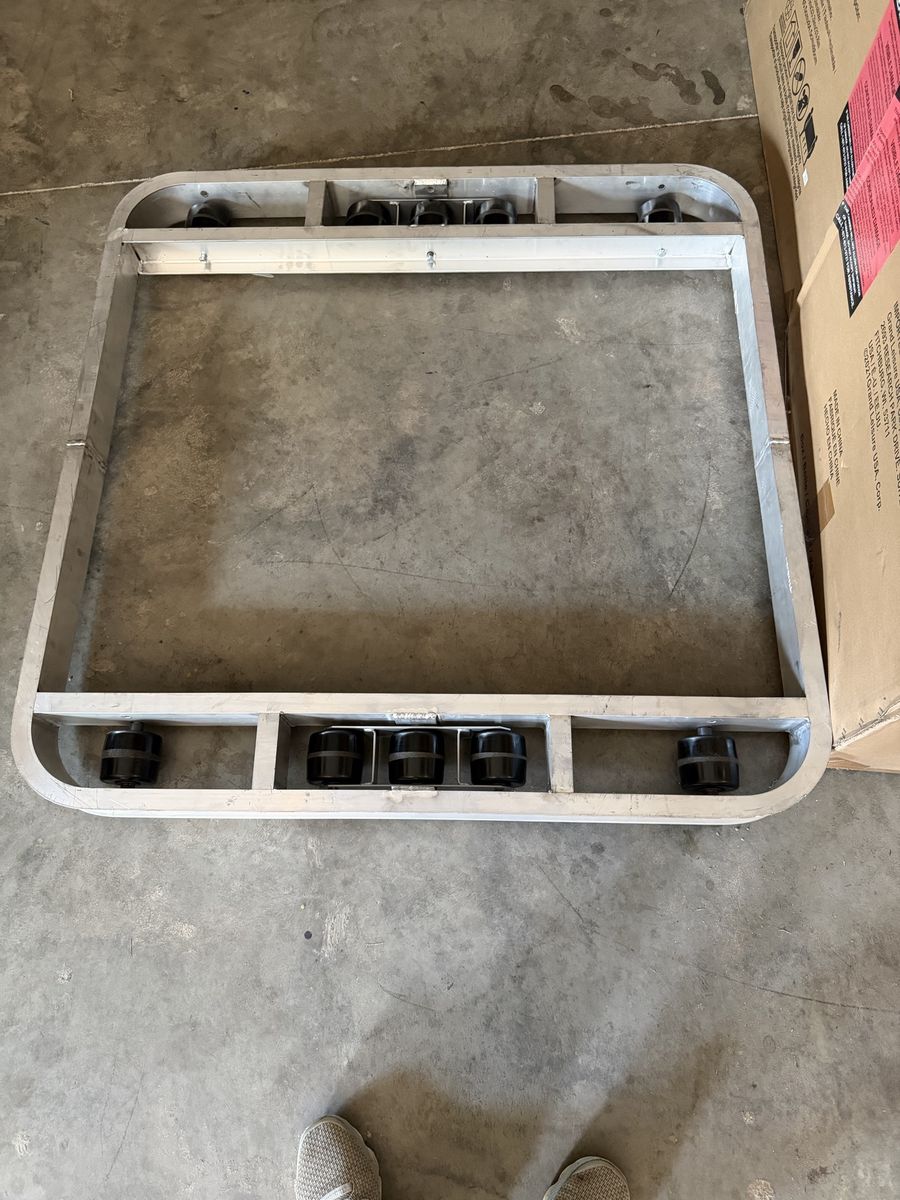 Magliner Pallet Dolly - Heavy Duty Aluminum Roller Frame 48”X 48”