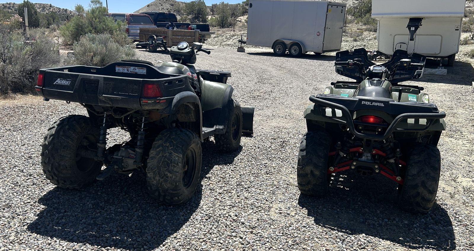 Two Polaris ATV's For Sale
