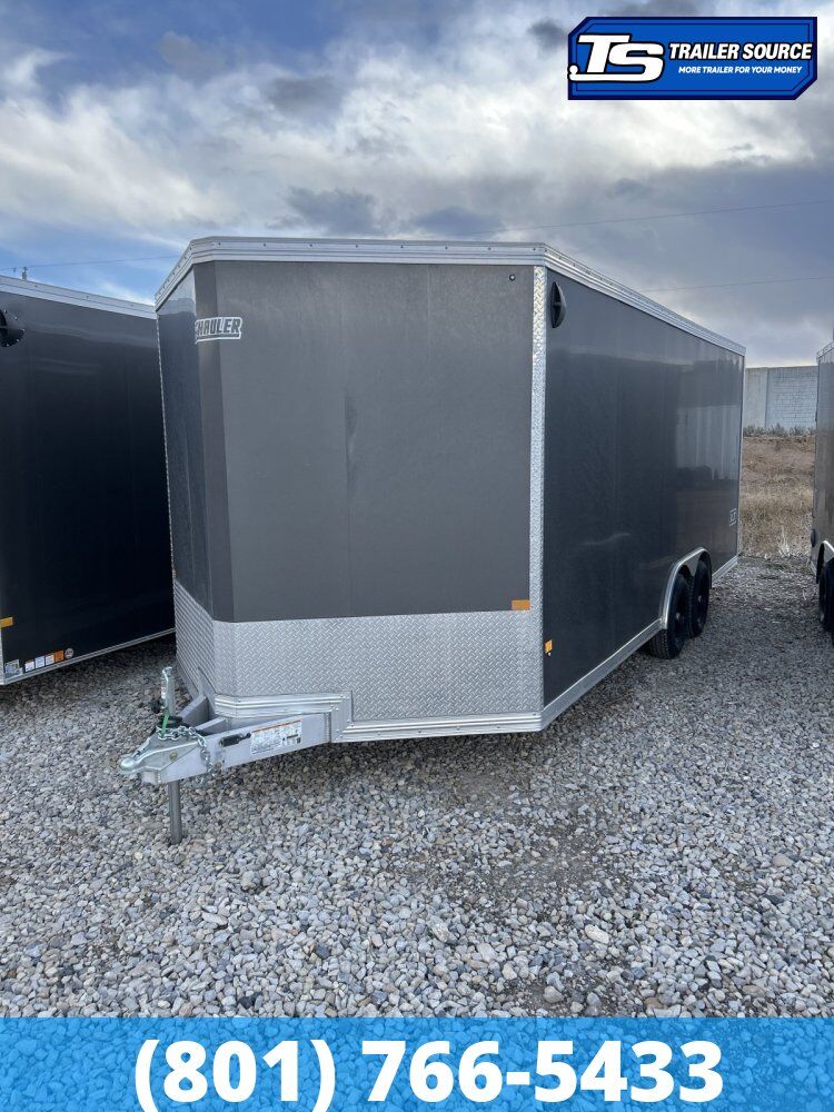 8.5x20 Alcom Aluminum EZ Hauler XLT Auto Trailer - 7'0" Interior - 10K GVWR -