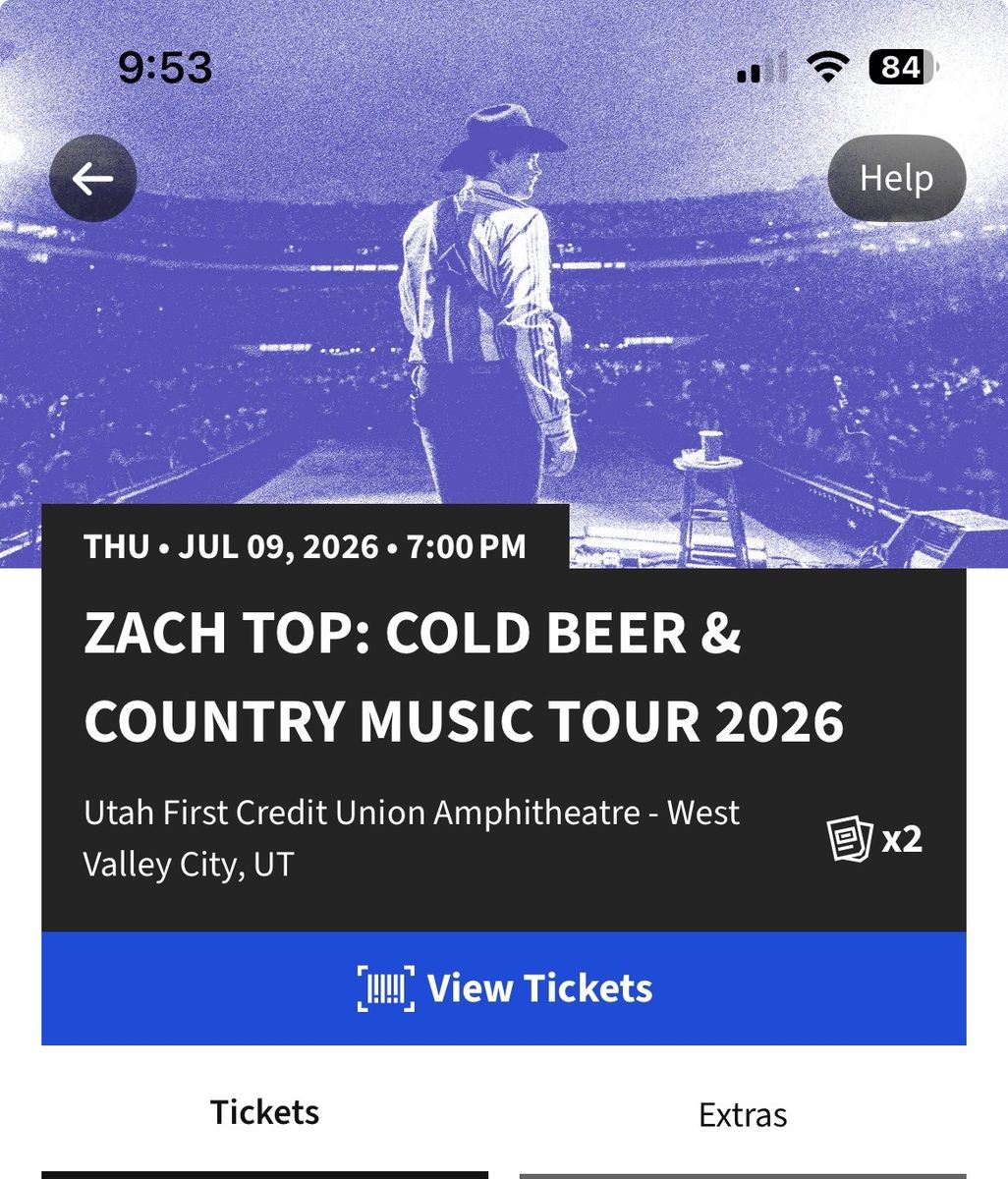 2 Zach Top Tickets