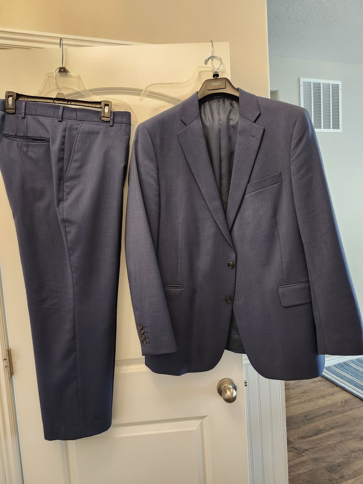 Blue Mens Suit  - pant size 40 w 29 L