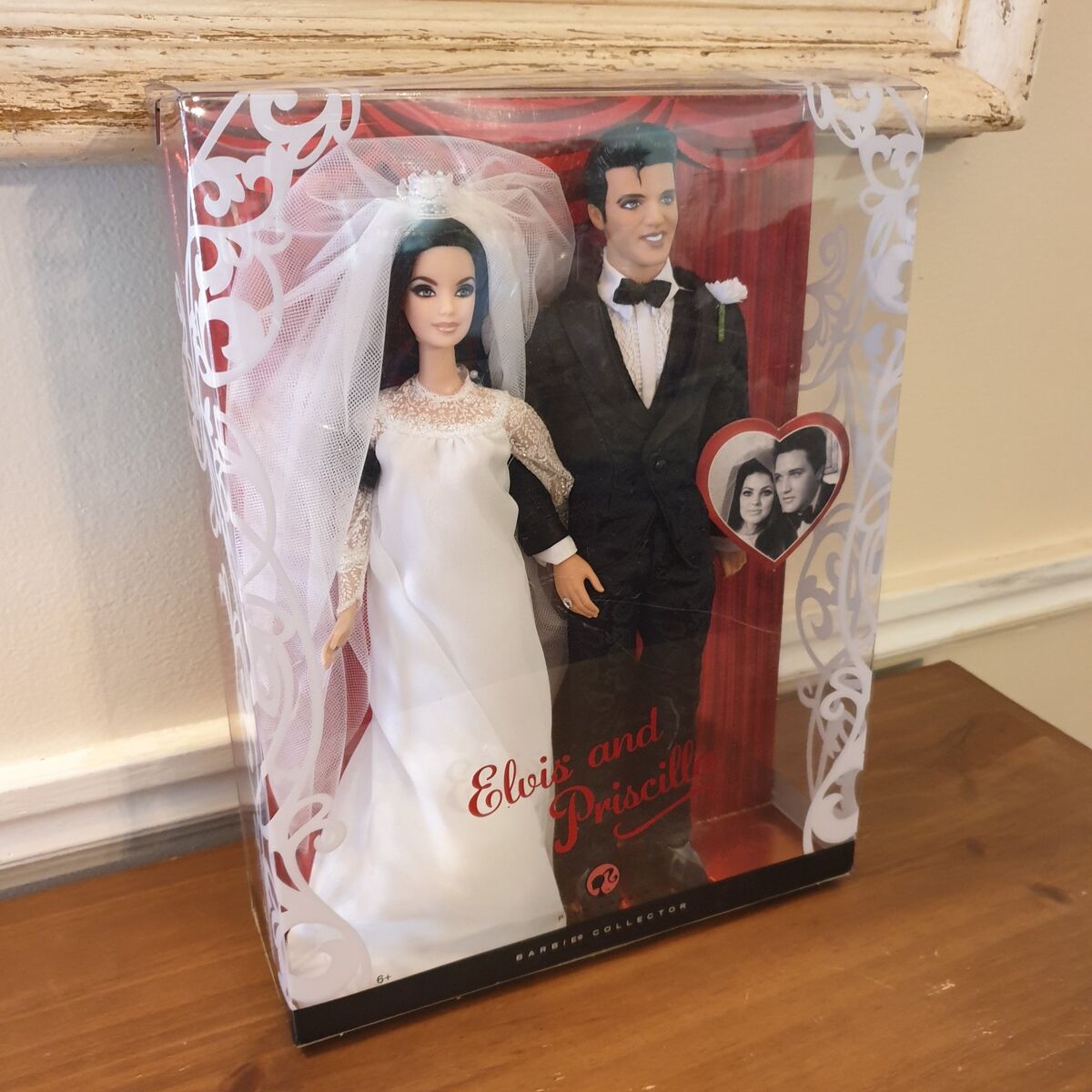 Vintage Elvis Presley and Priscilla Barbie Dolls