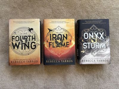 The Empyrean Series Books 1-3, by Rebecca Yarros (hardcovers)