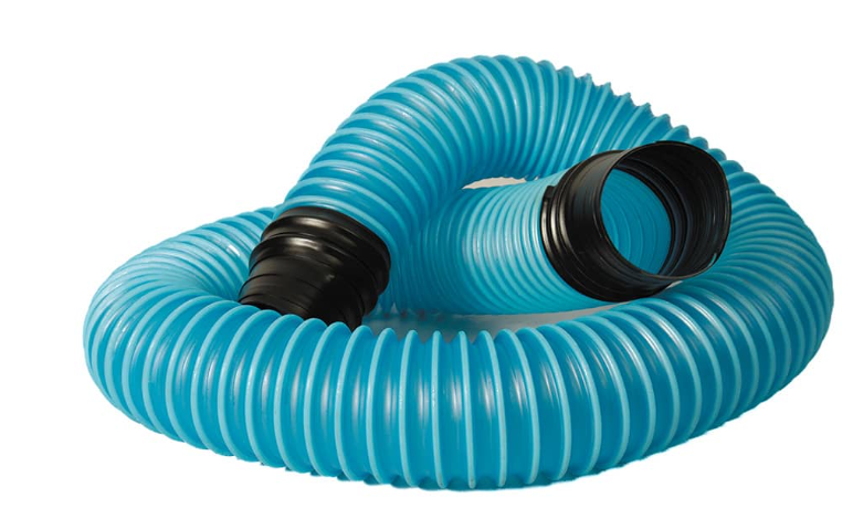 Hose, Translucent Blue Urethane , 4-Inch