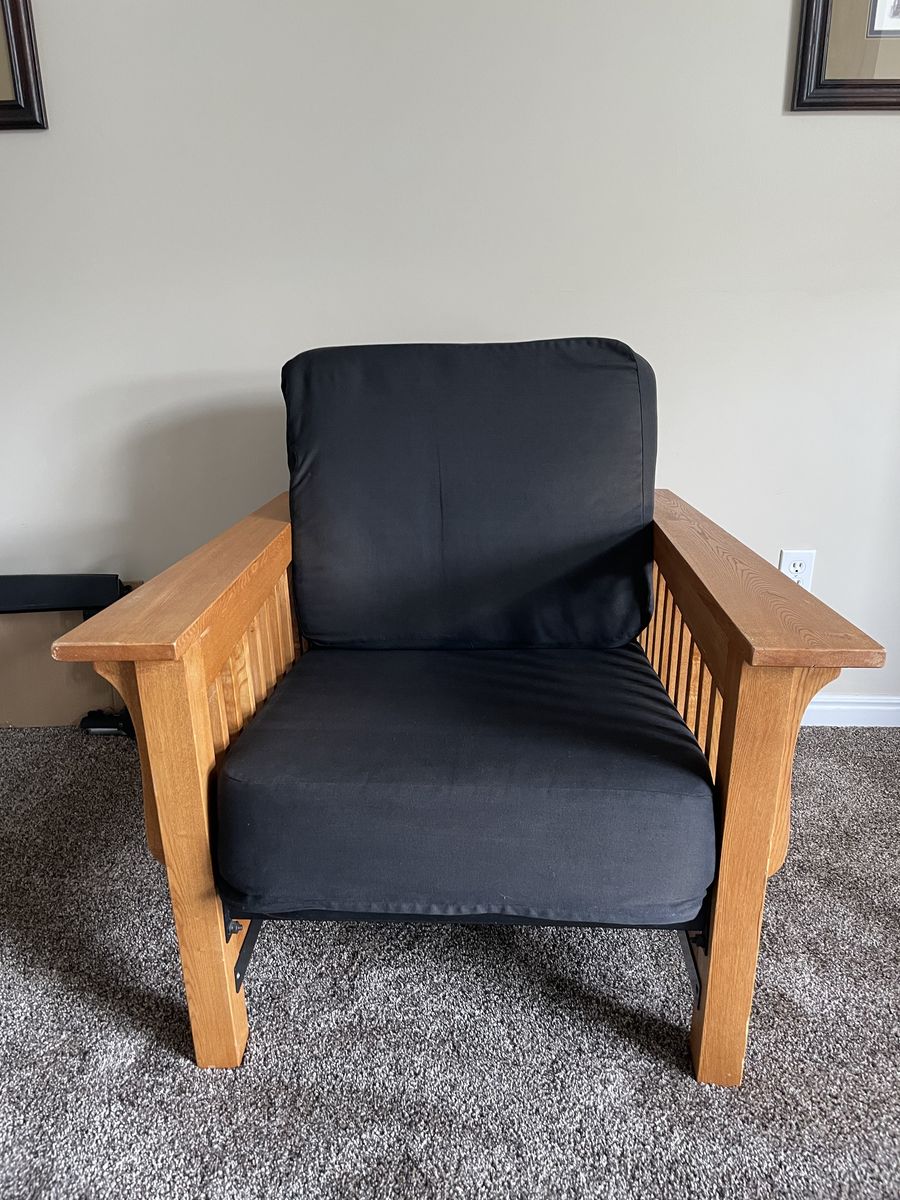 Classic oak mission chair $50
