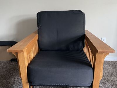 Classic oak mission chair $50