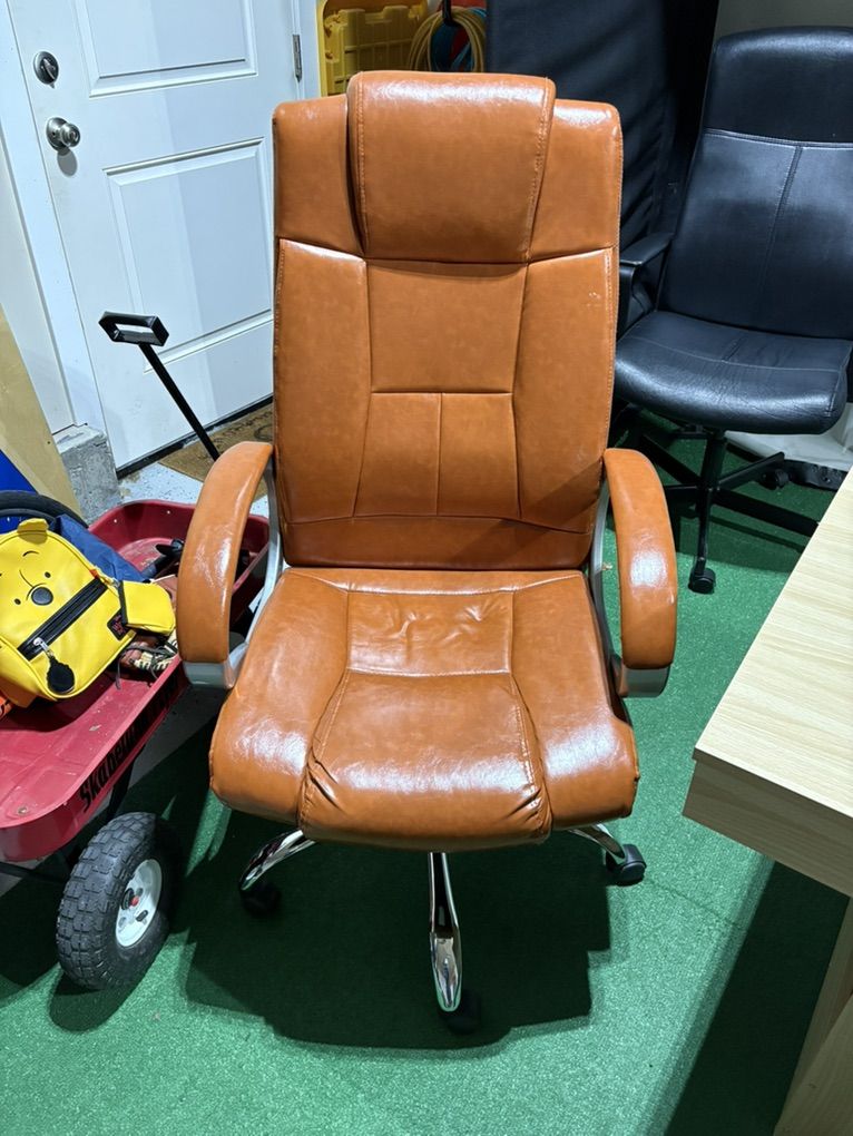 Brown Desk Chair