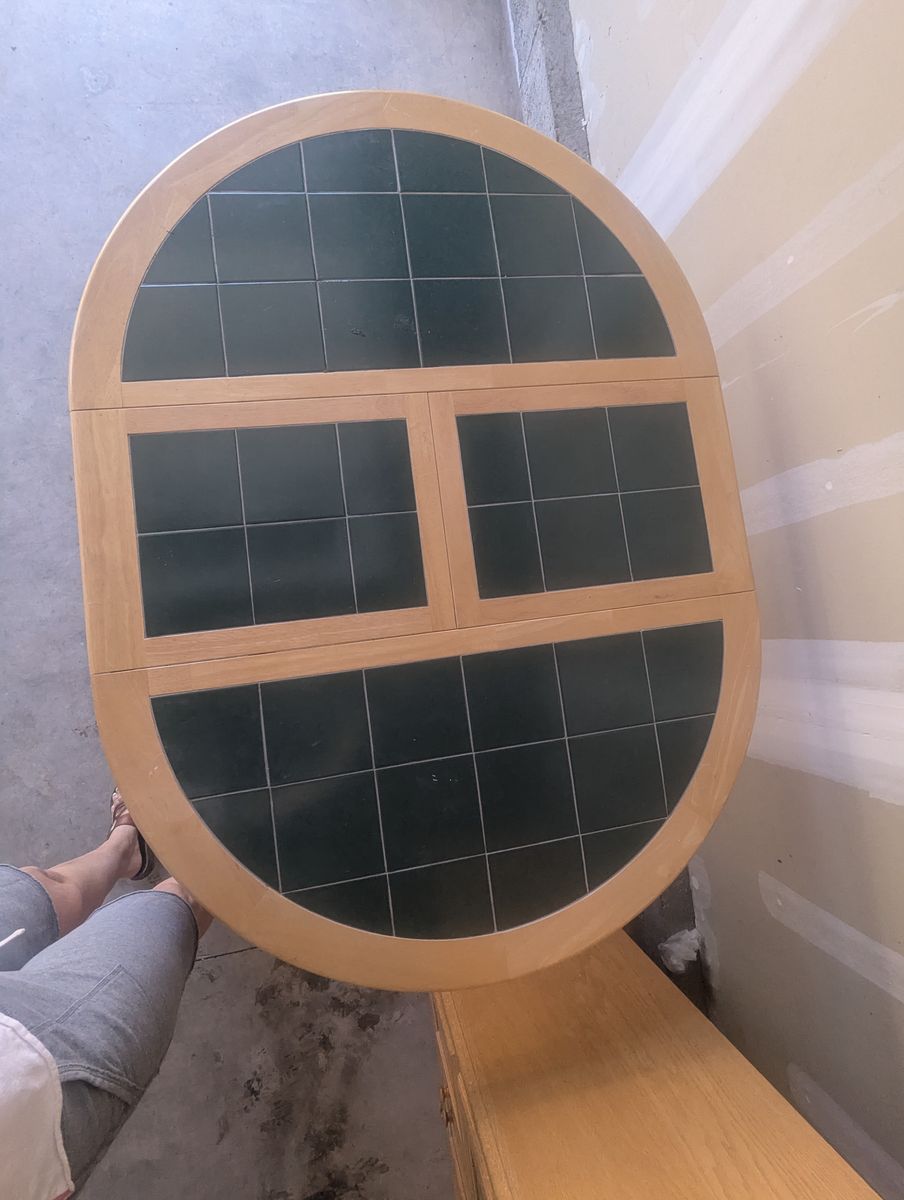 Wood and Tile dining table