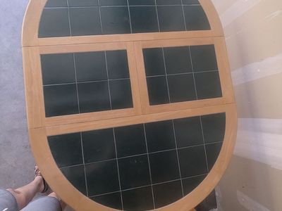 Wood and Tile dining table