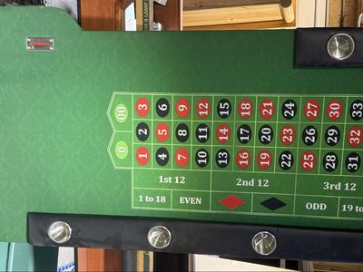 Roulette table