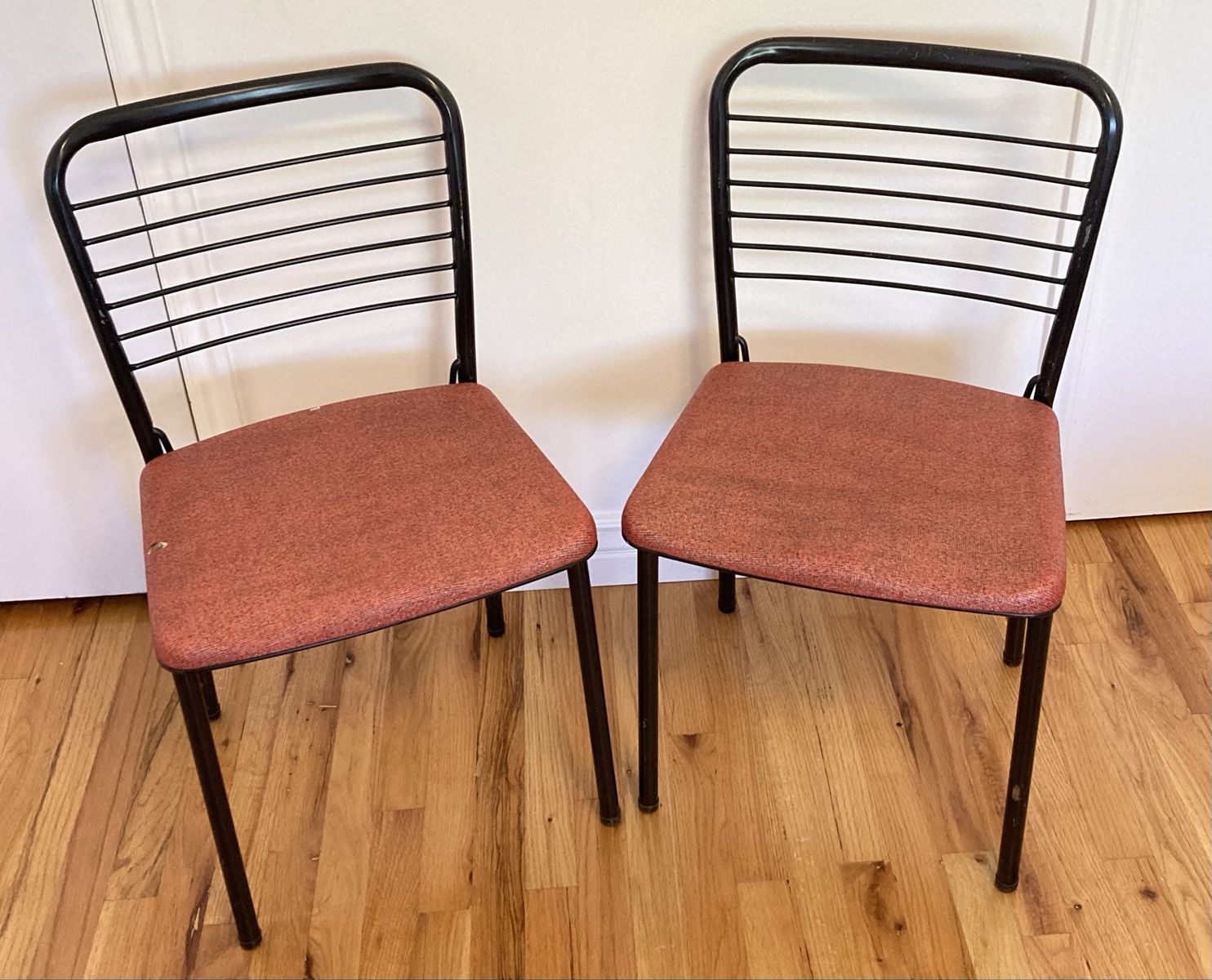 Pair of 1950s Folding Chairs MCM Vintage