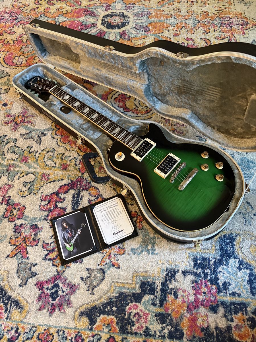 Slash Les Paul Anaconda Burst with COA Epiphone by Gibson