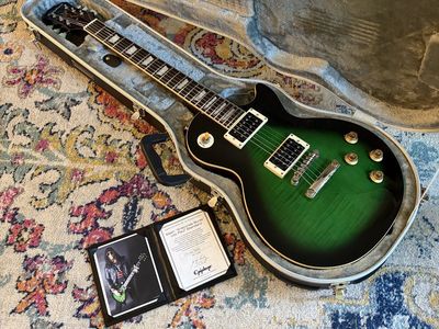 Slash Les Paul Anaconda Burst with COA Epiphone by Gibson